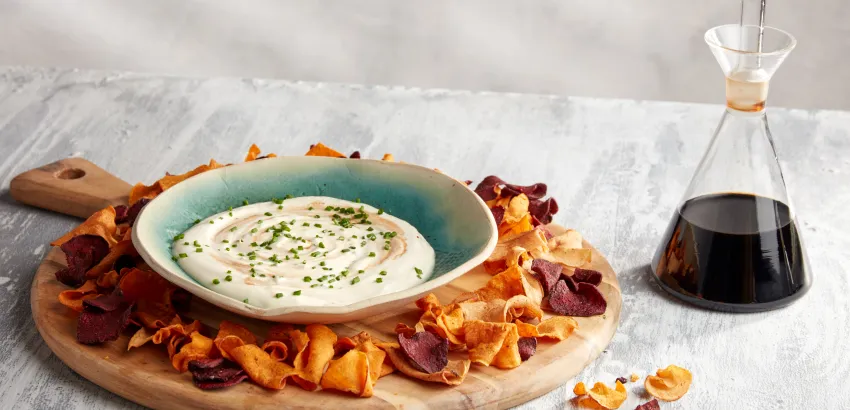 Receta Dip de queso feta y Vinagre de Jerez al Pedro Ximénez