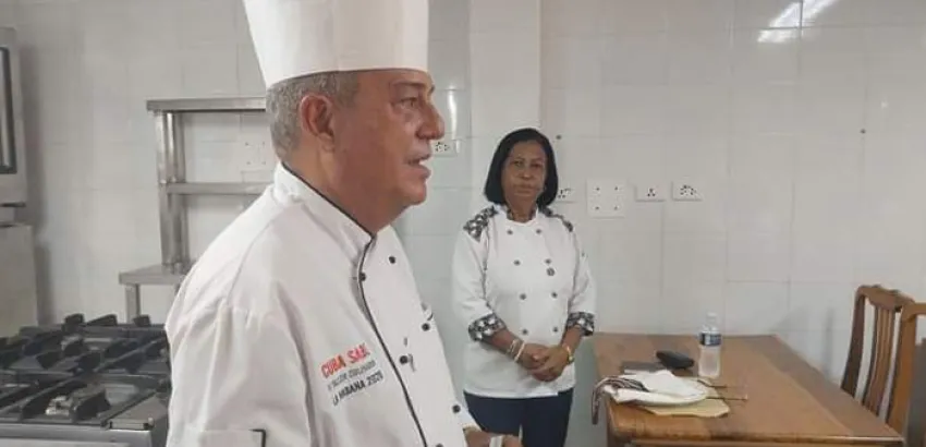 Eddy Fernández, Presidente de la Federación Culinaria de Cuba